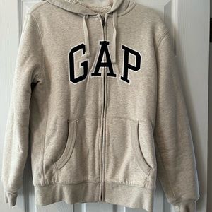 Gap sweat jacket, lined with fleece!